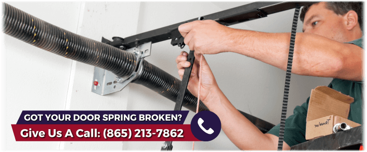 Broken Garage Door Spring Knoxville TN